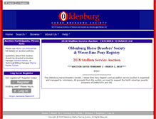 Tablet Screenshot of oldenburghorse.auctionanything.com