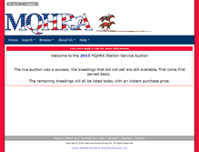 Tablet Screenshot of mqhra.auctionanything.com