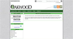 Desktop Screenshot of oakwood.auctionanything.com